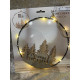 Super fint Jule lot med 2 Lys Ringe med 10 led og Deco Ø 20 cm