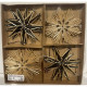 Super fint Jule Lot med 5 pakker Jule Deco i Bambus.