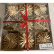 Super fint Jule Lot med 5 pakker Jule Deco i Bambus.