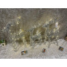 Jule pakken med 3 stk Super flotte LED Metal Jule Rensdyr