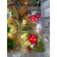 1 Display med 16 Led lys kæder med jule Deco
