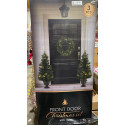 Front Dior Jule sæt med 3 stk Deco med led lys og timerfunktion i høj kvalitet