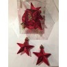 Luksus Jule Stjerner til ophæng til Juletræet i flot salgsdisplay med 8.stk i hver pakke