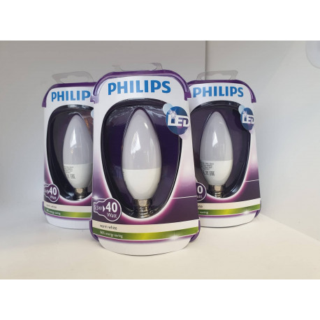 Philips LED E14 5.5W - 40W Danmarks Billigste