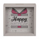 Træ pengekasse, Happy Birthday -  NYHED