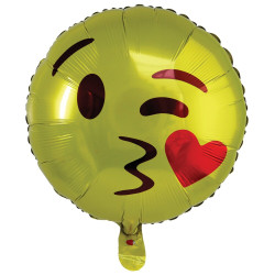 FOLIEBALLON Ø. 45 CM - EMOJI