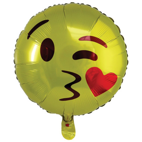 FOLIEBALLON Ø. 45 CM - EMOJI