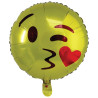 FOLIEBALLON Ø. 45 CM - EMOJI