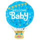 FOIL BALLOON WELCOME BABY BLUE 46 CM