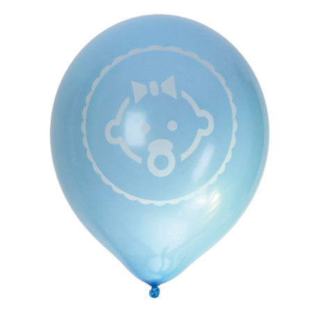 BALLOONS 12 " BABY BOY 8-P