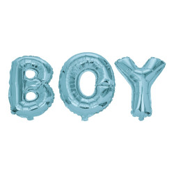 FOIL BALLOON TEXT BOY 40 CM