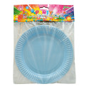 PARTY PAPER PLATE 23,5 CM LIGHT BLUE 8-P