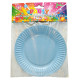 PARTY PAPER PLATE 18,5 CM LIGHT BLUE 8-P