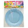 PARTY PAPER PLATE 18,5 CM LIGHT BLUE 8-P