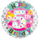 FOIL BALLOON 5TH BIRTHDAY GIRL 46 CM
