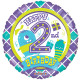 FOIL BALLOON 2ND BIRTHDAY BOY 46 CM
