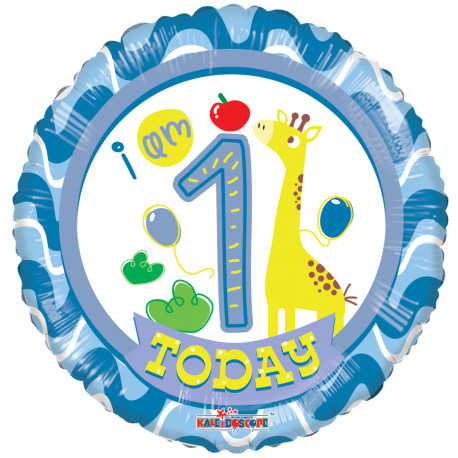 FOIL BALLOON 1ST BIRTHDAY BOY 46 CM