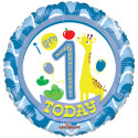 FOIL BALLOON 1ST BIRTHDAY BOY 46 CM