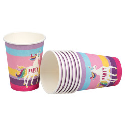 PAPER CUPS UNICORN 8-P