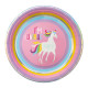 PAPER PLATE 23 CM UNICORN 8-P