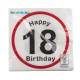 Papir servietter 18.år Fødselsdag.