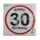 Papir servietter 30.år Fødselsdag.