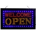 LED LYSSKILT OPEN 4 Welcome