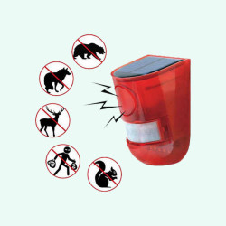 PIR aktiveret sikkerhedslys med solpanel