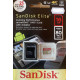 SanDisk Elite Extreme MicroSDHC 16.GB Card med Adaptor