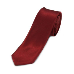 Bordeauxrødt Slips 5cm