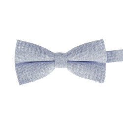 Pastel Blå Meleret Bomulds Butterfly