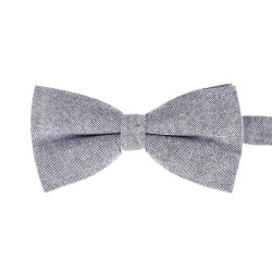 Pastel Mørkegrå Meleret Bomulds Butterfly