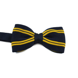 Navyblå/Gul Strikket Butterfly