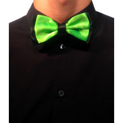 Neongrøn/Sort Tofarvet Butterfly