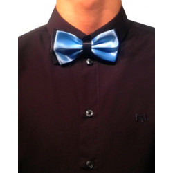 Lyseblå/Sort Tofarvet Butterfly