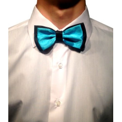 Turkis/Sort Tofarvet Butterfly