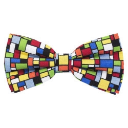 Farverig Mosaik Mønstret Butterfly