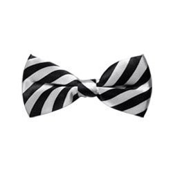 Sort/Hvid Stribet Butterfly