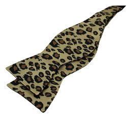 Leopard Mønstret Selvbinder Butterfly