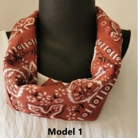 Bandana i 100% Bomuld Model 1