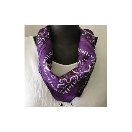 Bandana i 100% Bomuld Model 6