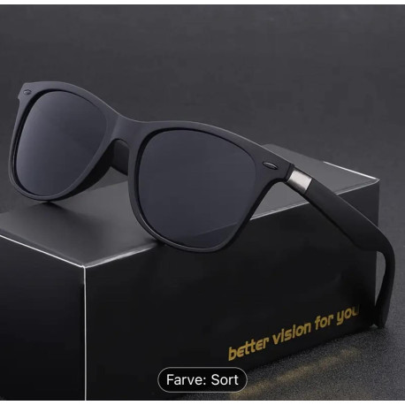 Kvalitets Modebriller til Mænd og Kvinder model 1 : sort