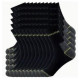 Atletiske Herre Strømper Atletiske Mid-Calf Crew Strømper Sort / Grå