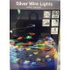 Silver Wire LED lys kæde med 160 LED lys Multi Color og timer funktion