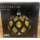 Decorative Lightning i Glas med led lys  D 12 cm