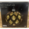 Decorative Lightning i Glas med led lys  D 12 cm