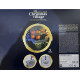 Huminated Christmas Village med LED lys 220.V & 9 dele
