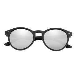 Klassiske Solbriller Mat Sort/Sølv