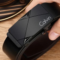 CALVIN Herrebælte med Automatisk spænde med minimalistisk design i sort - JK-19