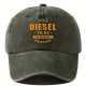 Vintage unisex baseball cap med justerbar rem i farven Militær grøn